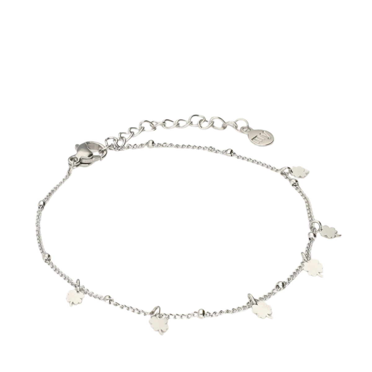 Bracelet clovers - Silver
