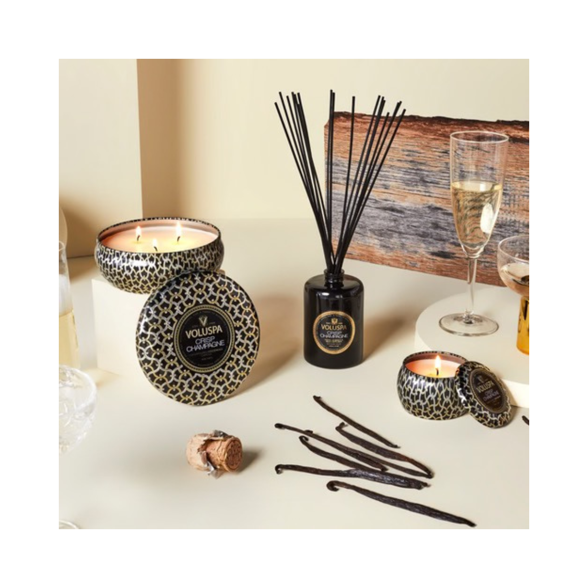 Mini Tin Candle - 1 Crisp Champagne