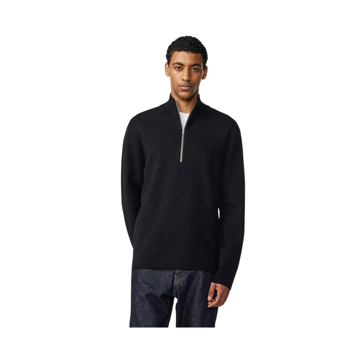 Harald Half Zip 6530 - Black