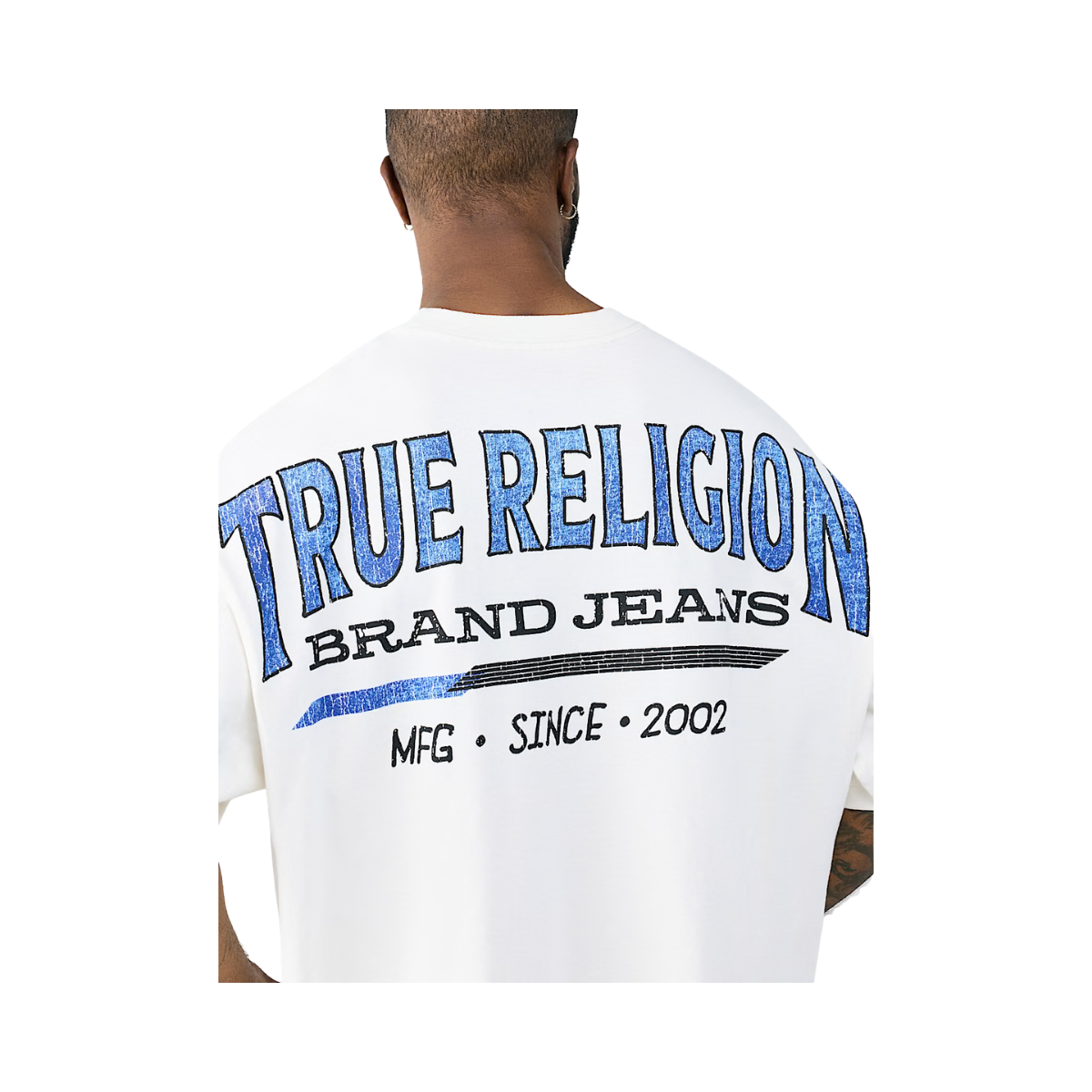 Retro Logo Oversized Tee - Winter White