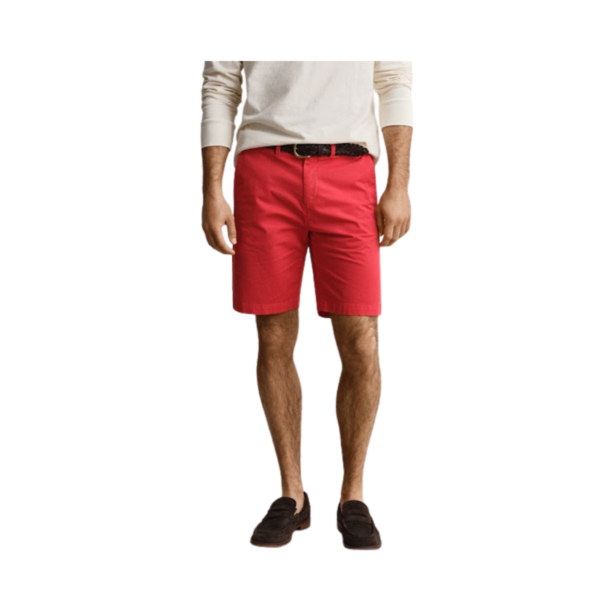 Sunfaded Chino Shorts - Rose Red