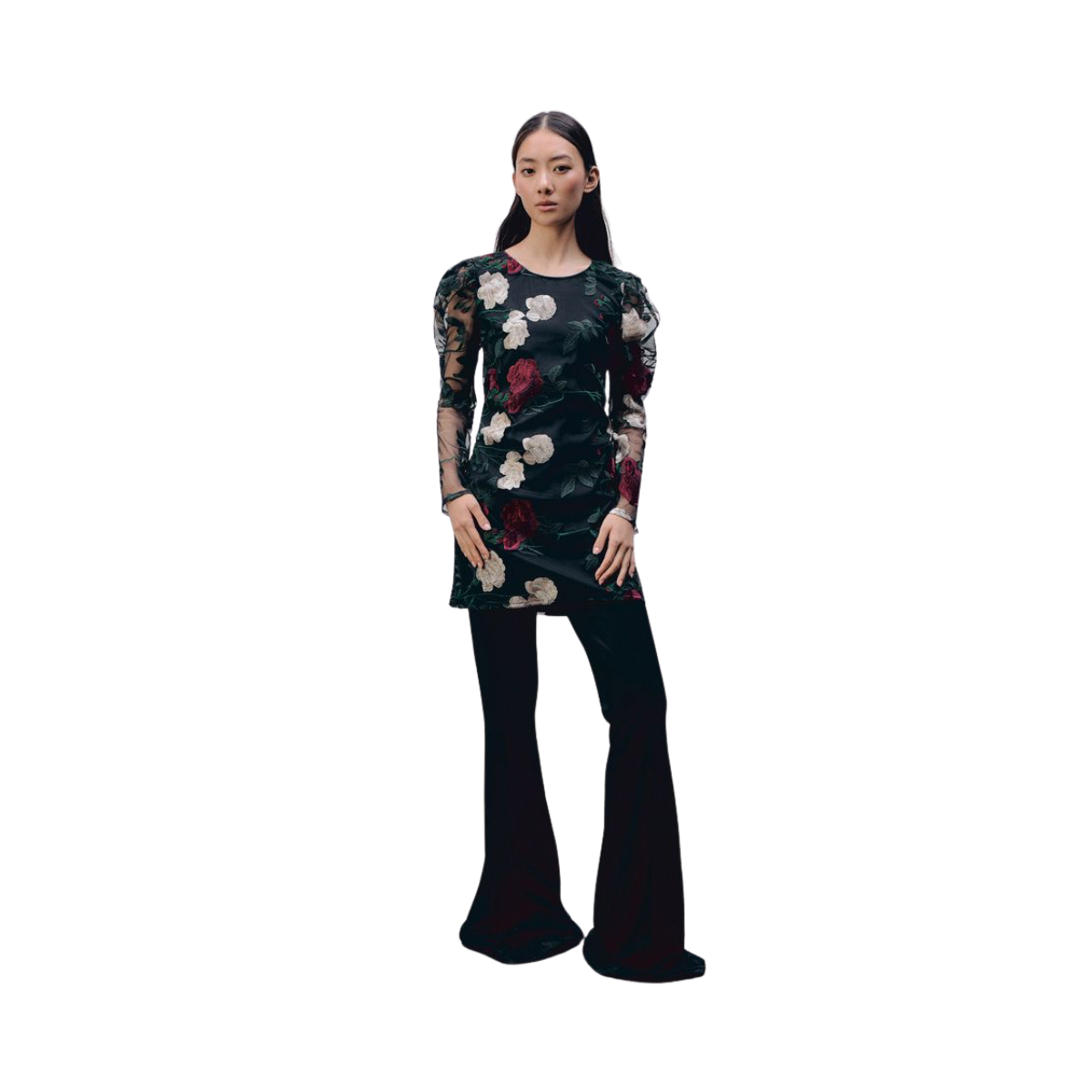 Kaia Dress - Black Floral