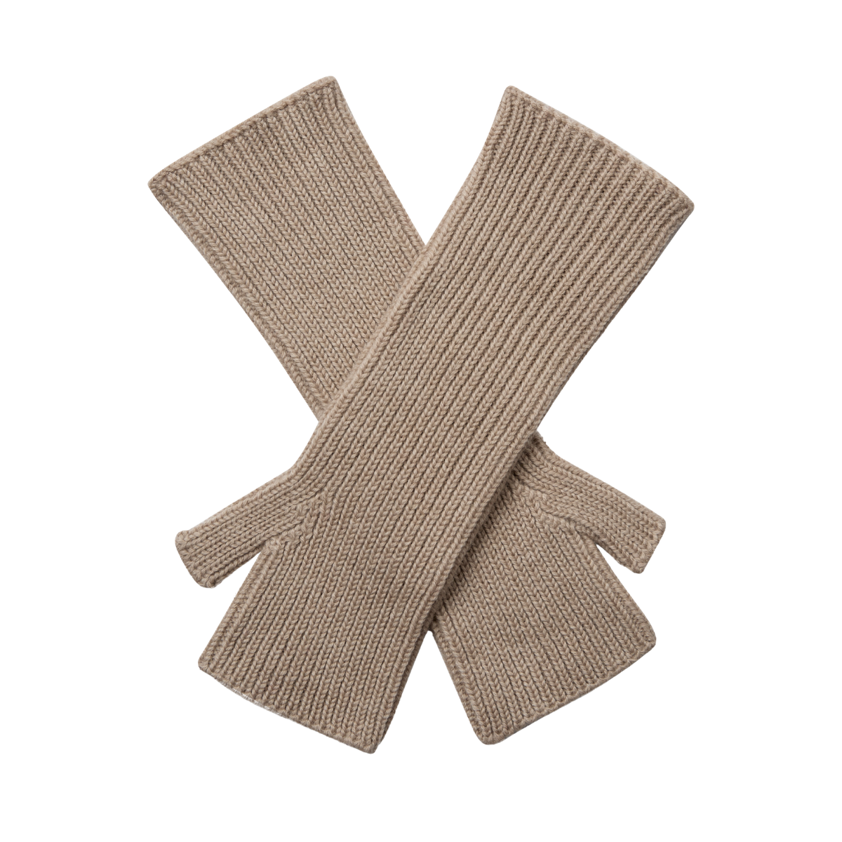 MMTova Wool Rib Mittens - Doeskin