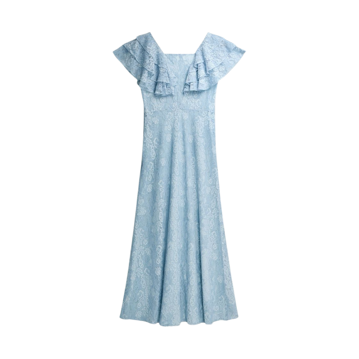 YASLovisa Ankle Lace Dress - Skyway