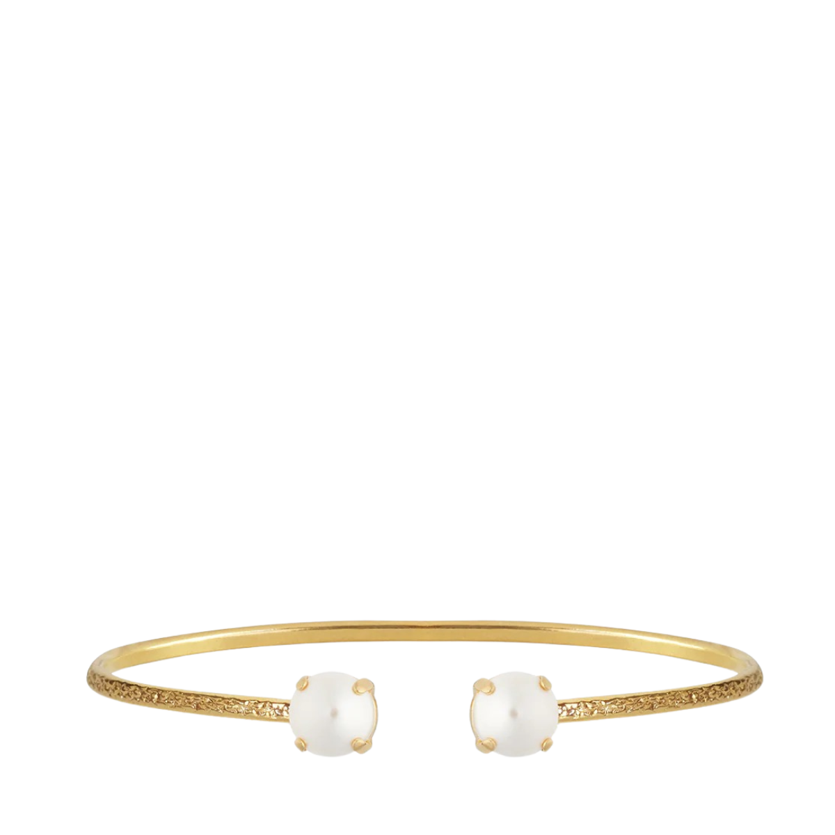 Classic Petite Bracelet Gold - Pearl