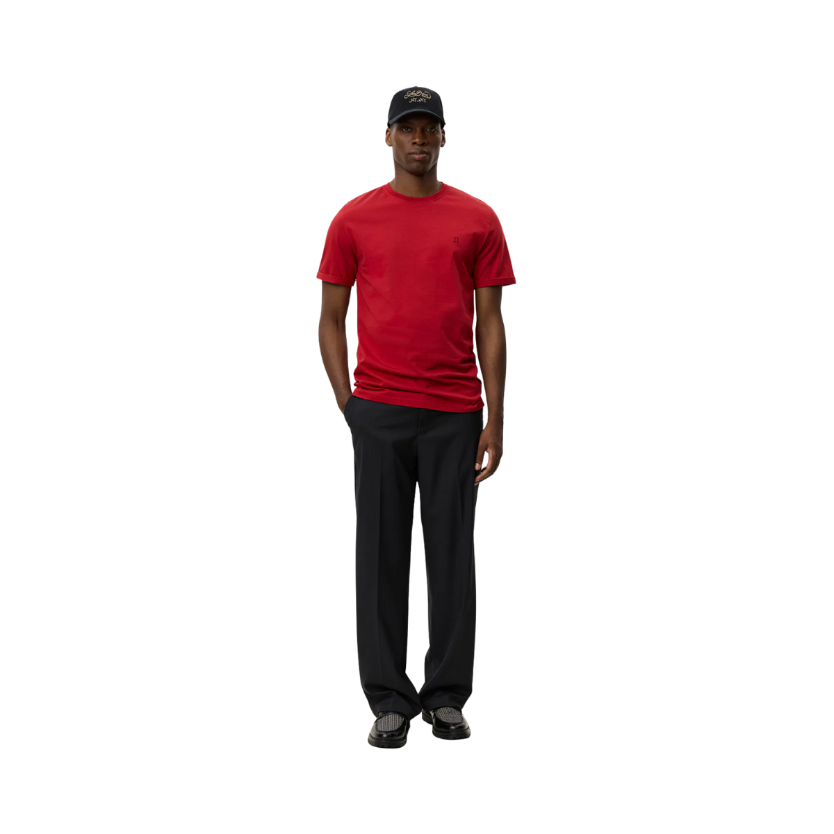 Norregaard Contrast T-Shirt - Scarlet Sage
