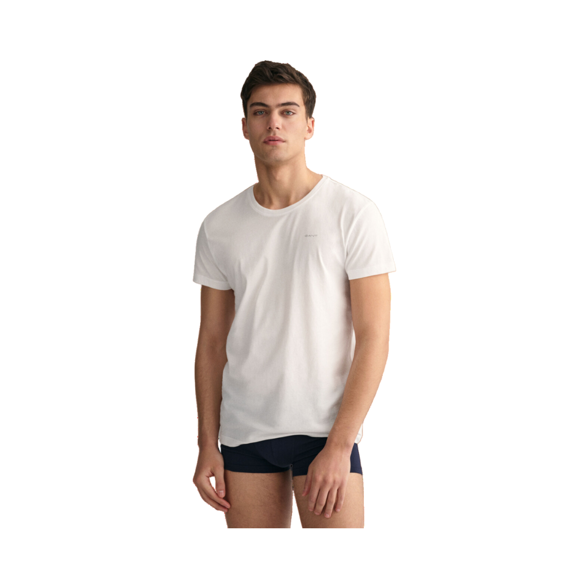 C-Neck T-Shirt 2-Pack - White