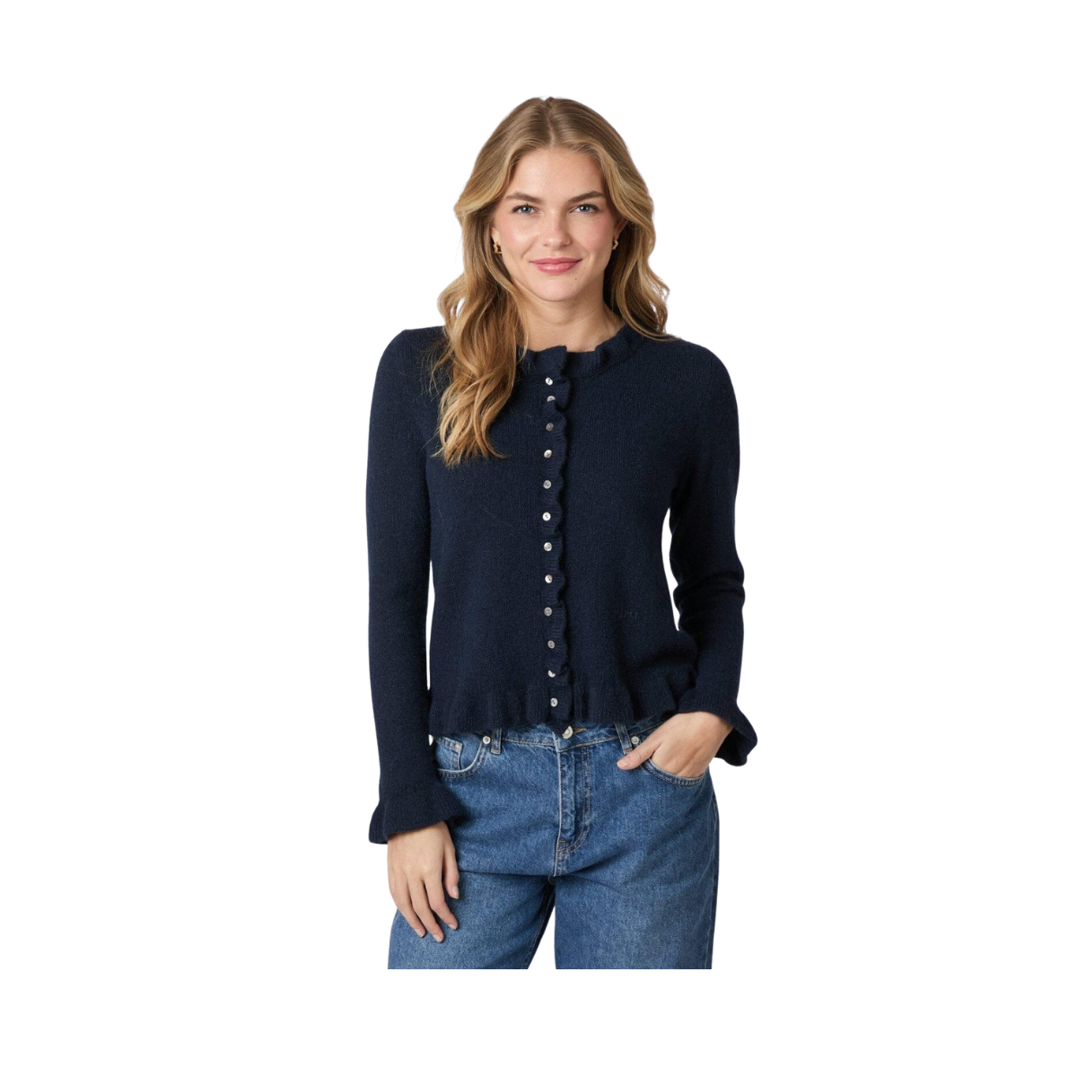 Elowen Knit Blouse - 141 Navy