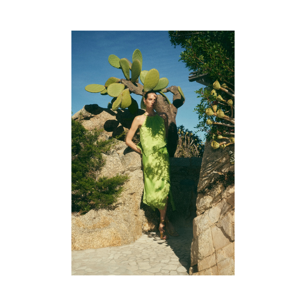 Heylin midikjol - Lime