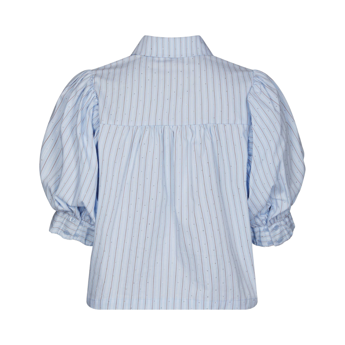 Etta Stripe Stone Shirt - Light Blue