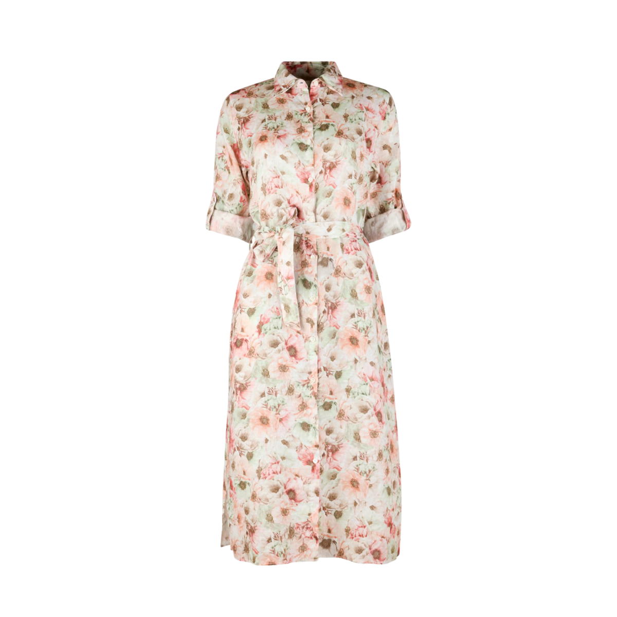 Lilly Dress - Light Orange Pattern