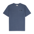 Back Print T-Shirt - Vintage Indigo