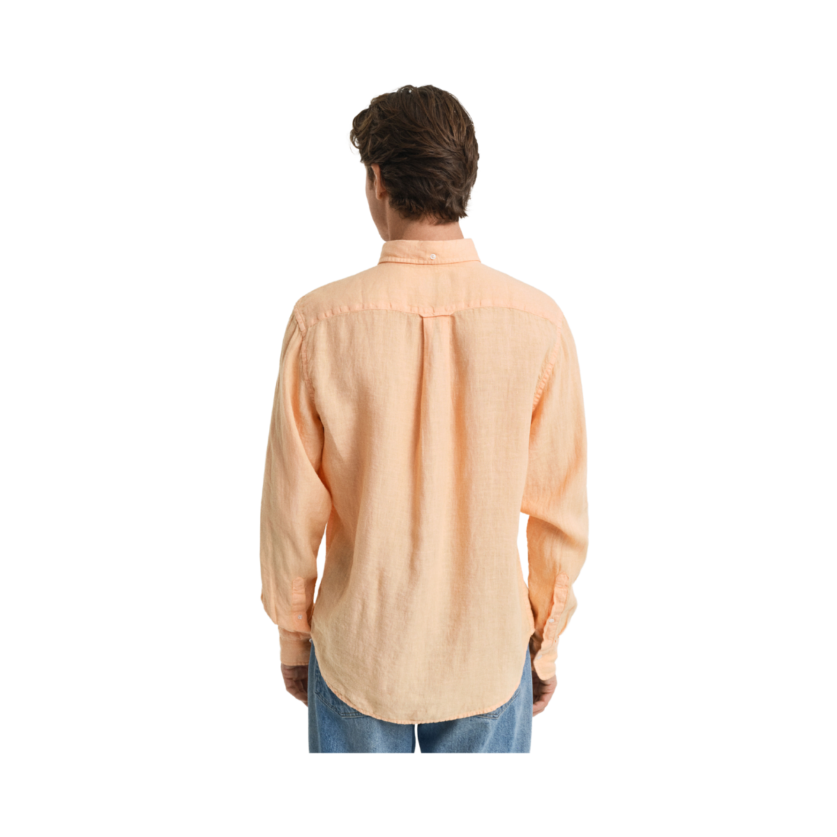 Gmnt Dyed Linen Shirt - Peachy Orange