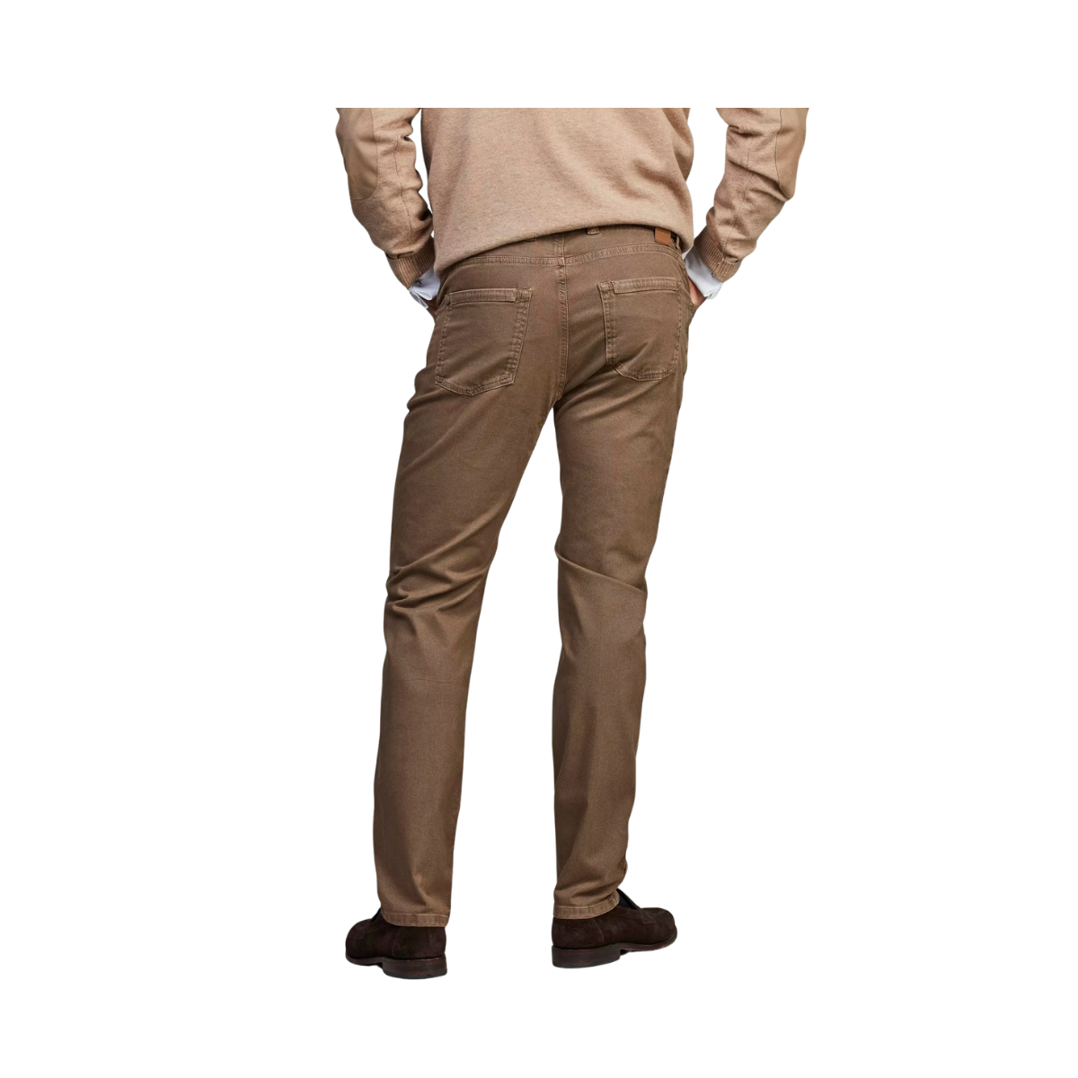 5-Pkt Cut'N Sew Bormio Print - Dark Beige