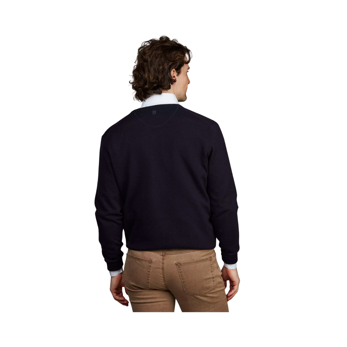 Geelong Knitted Sweater - Navy