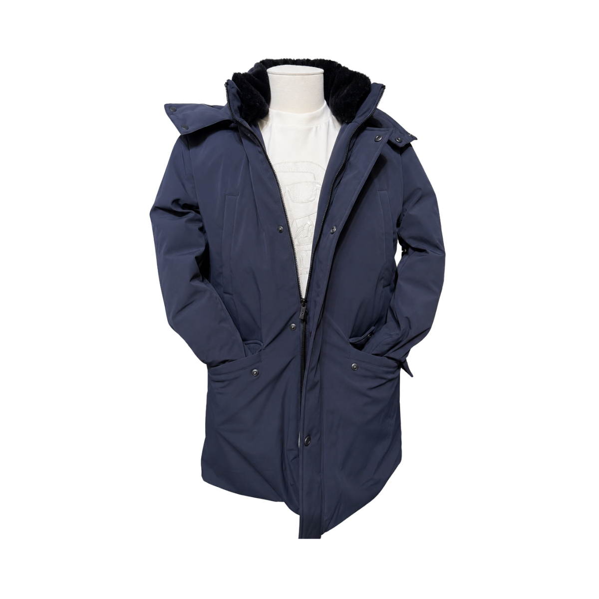 Hooded Parka - Navy