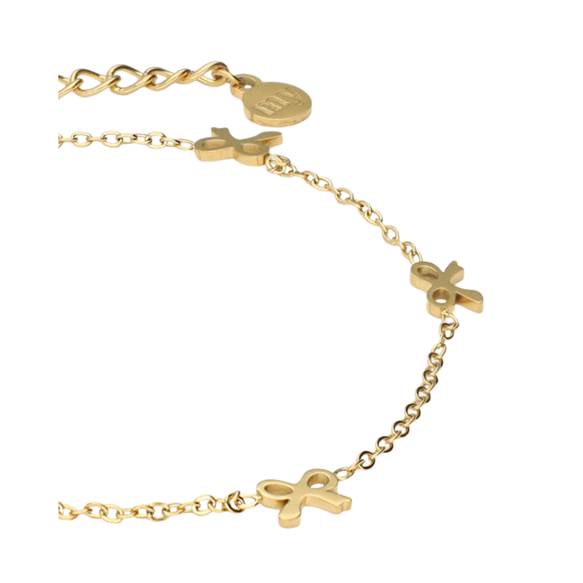 Bracelet with mini bows - Gold