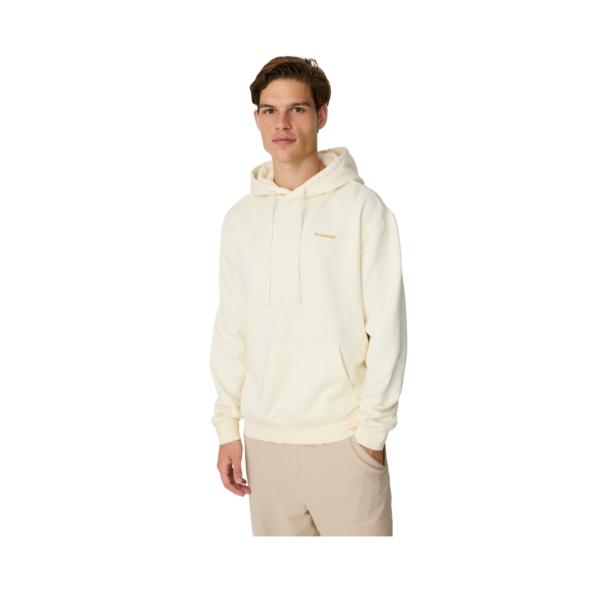 Relaxed Printed Hoodie - White Multi