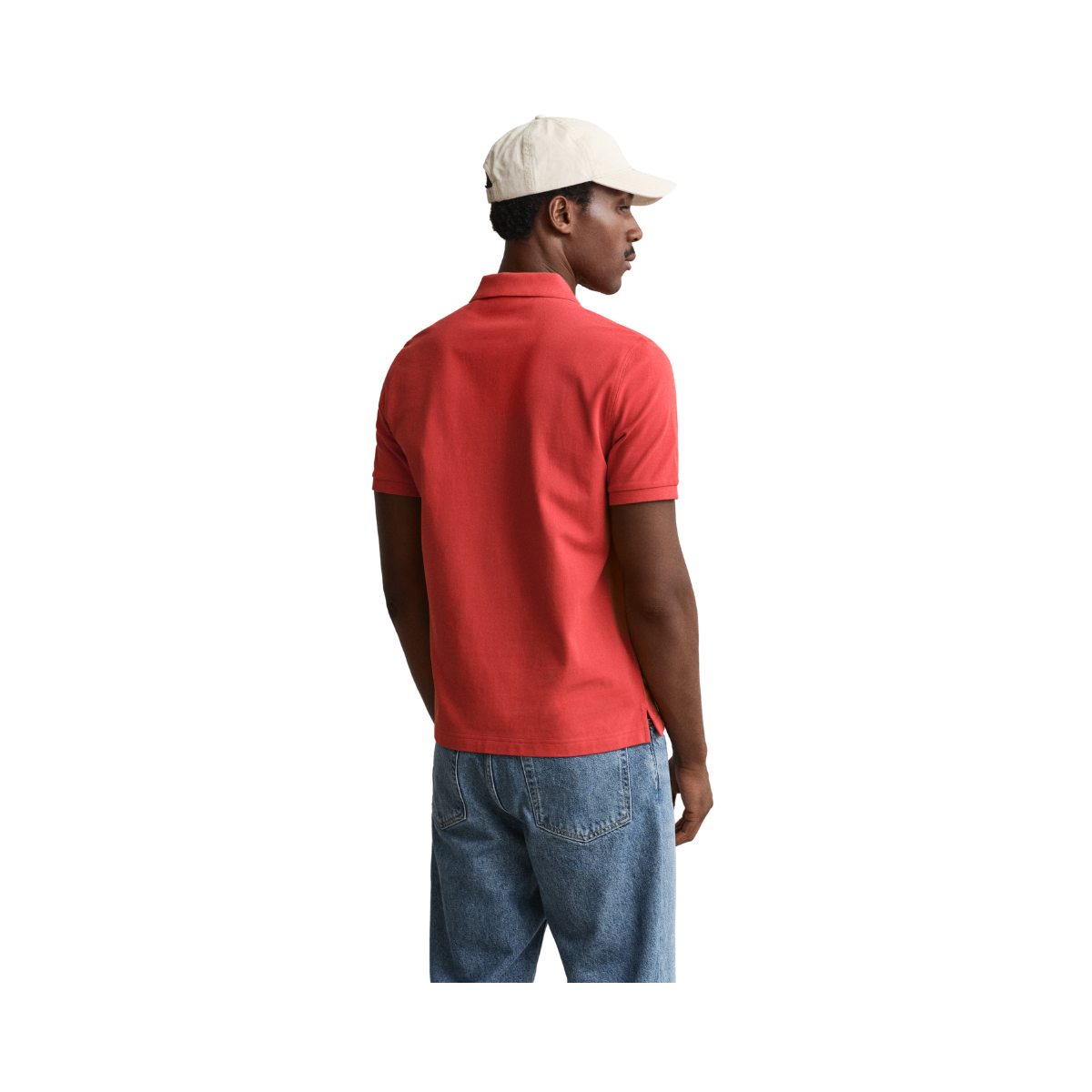 Shield SS Pique Polo - Maple Fire