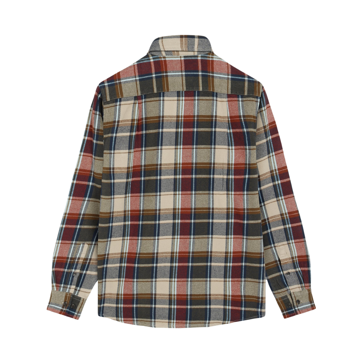 15857 MannSi Check - Rusty Red