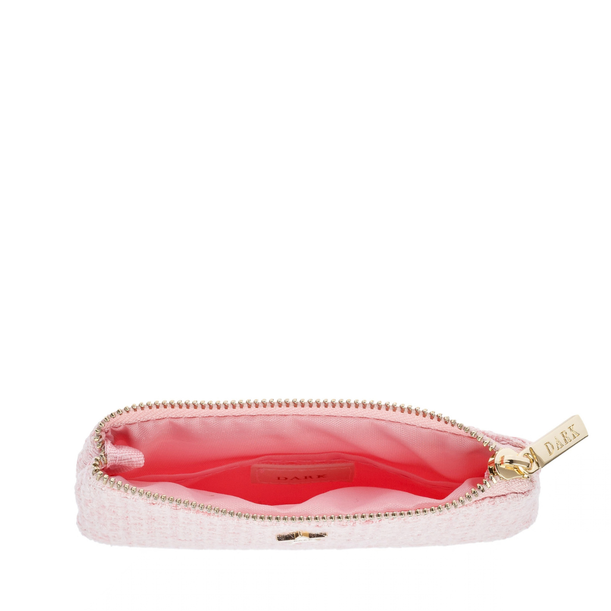 Tweed Mini Pouch - Cotton Candy