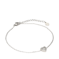 Armbandje strass hartje - 1500 Silver