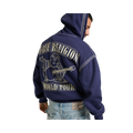 Super Boxy Zip Up Hoodie - Eclipse