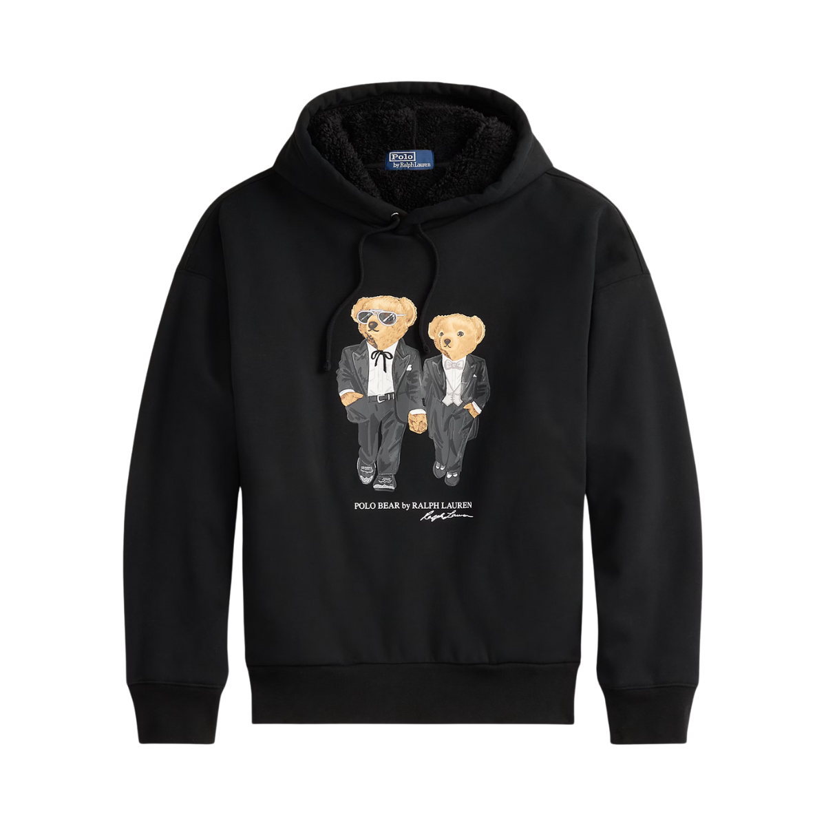 Long Sleeve Sweatshirt - Polo Black Holiday Bear