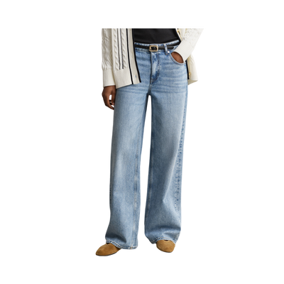 Relaxed Jeans - Semi Light Blue Broken In