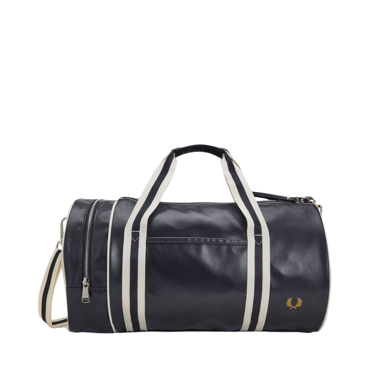CLASSIC BARREL BAG - Navy-Ecru