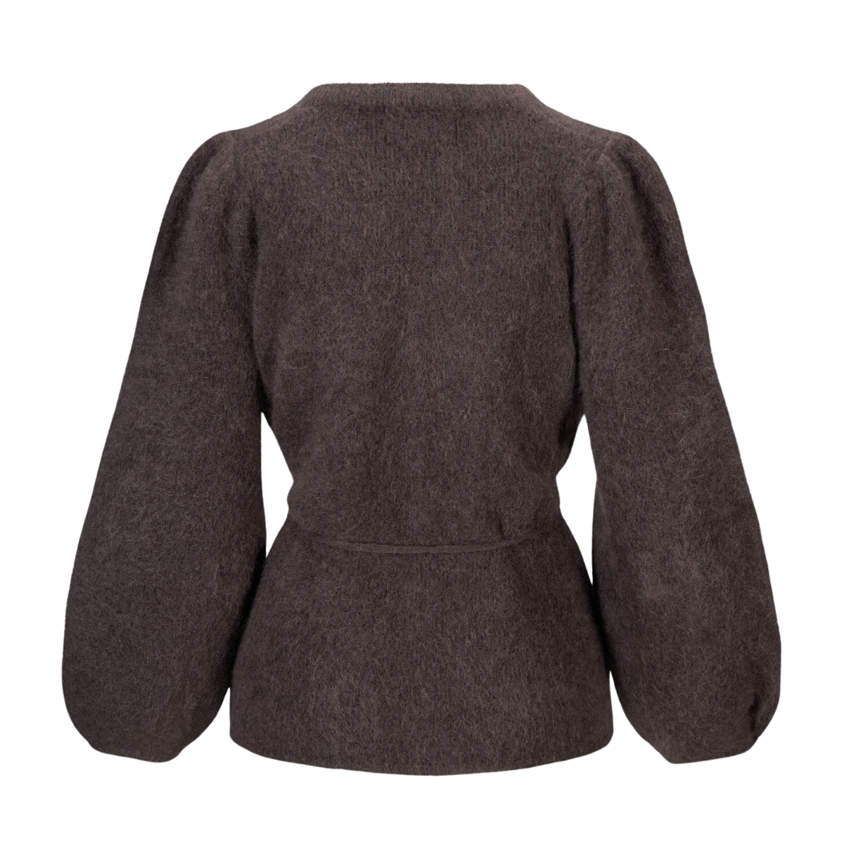 Fredrikke Chunky Cardigan - Dark Brown