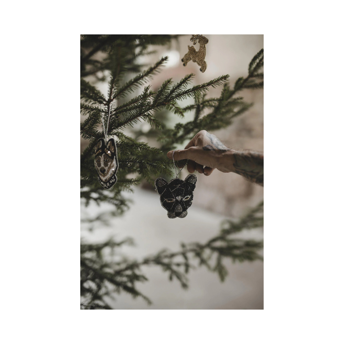 Ornament Panther Julgransdekoration - Black