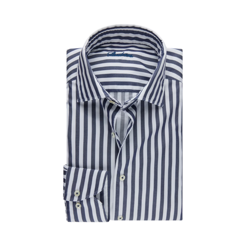 Stenströms SLIMLINE C72 RC CUFF CASUAL - NAVY STRIPE
