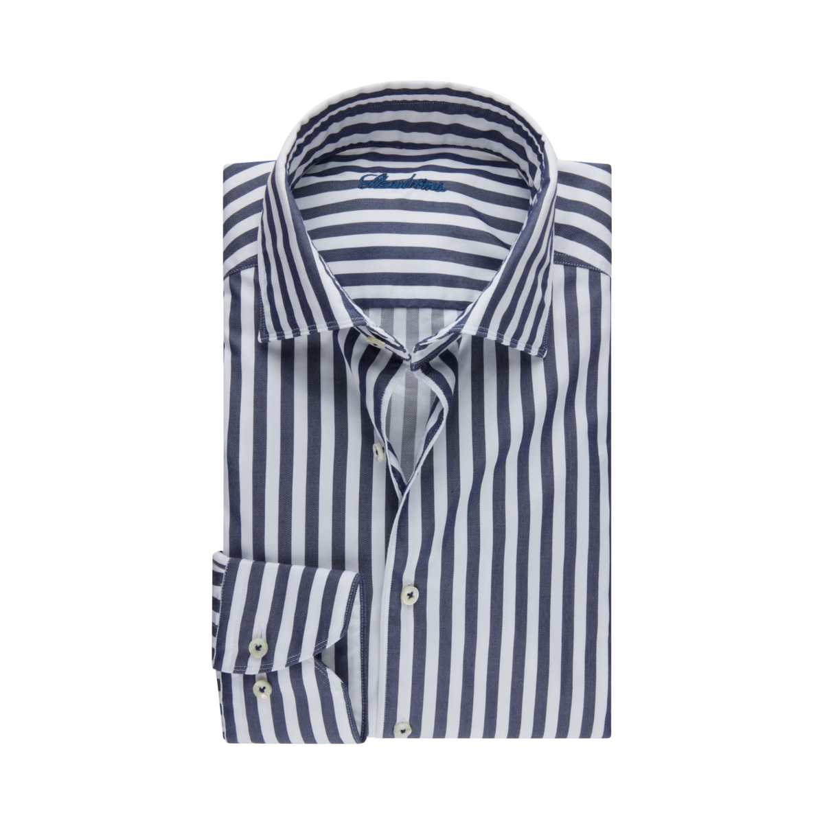 Slimline C72 RC Cuff Casual - Navy stripe