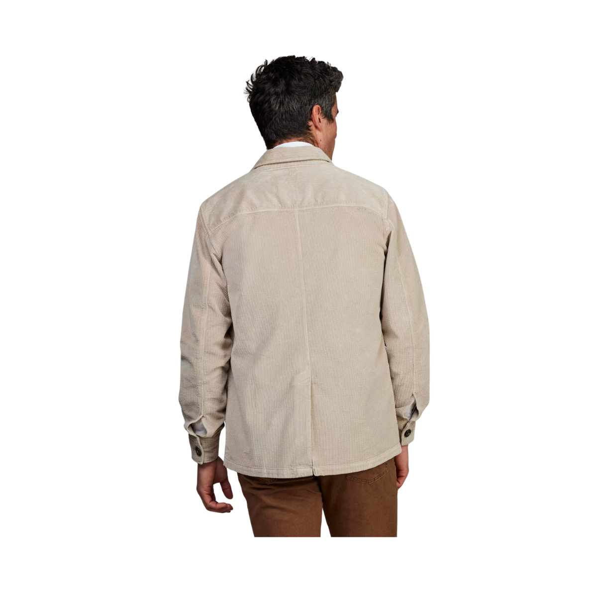 8W Corduroy Overshirt - Beige