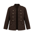 Uniform Suede Jacket - Chocolate