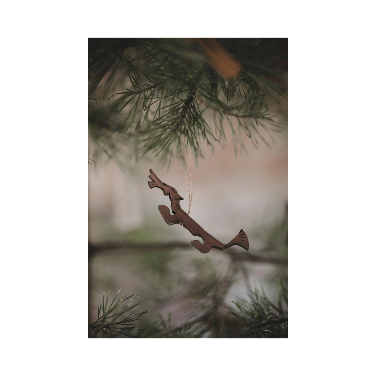 Ornament Fox Julgransdekoration - Brown