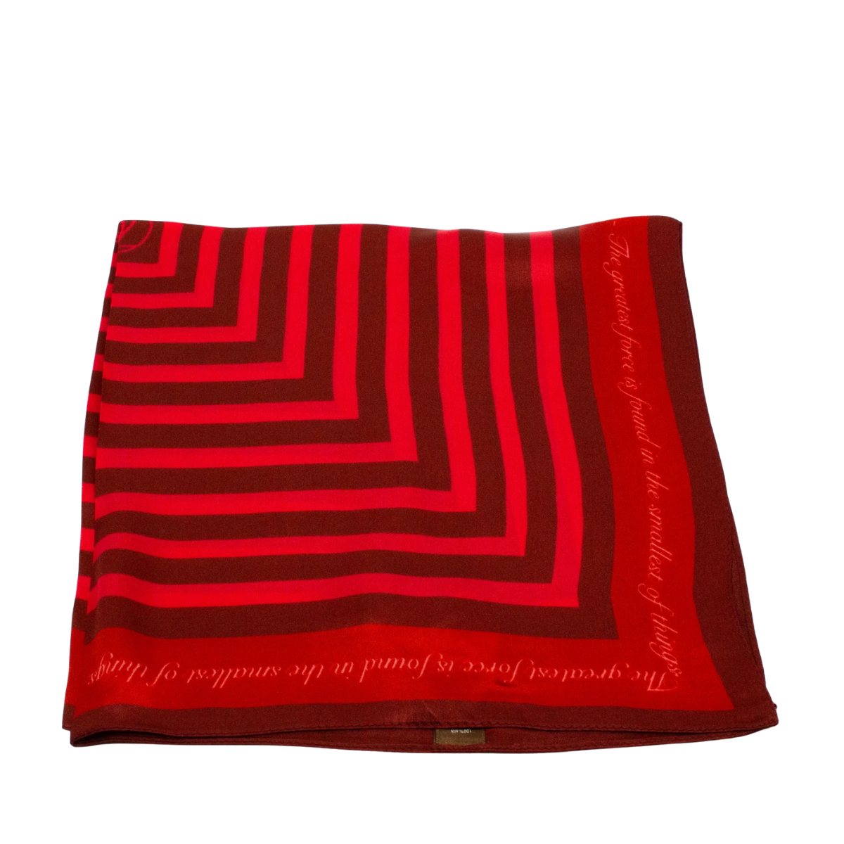 The greatest force Silk Scarf - Red