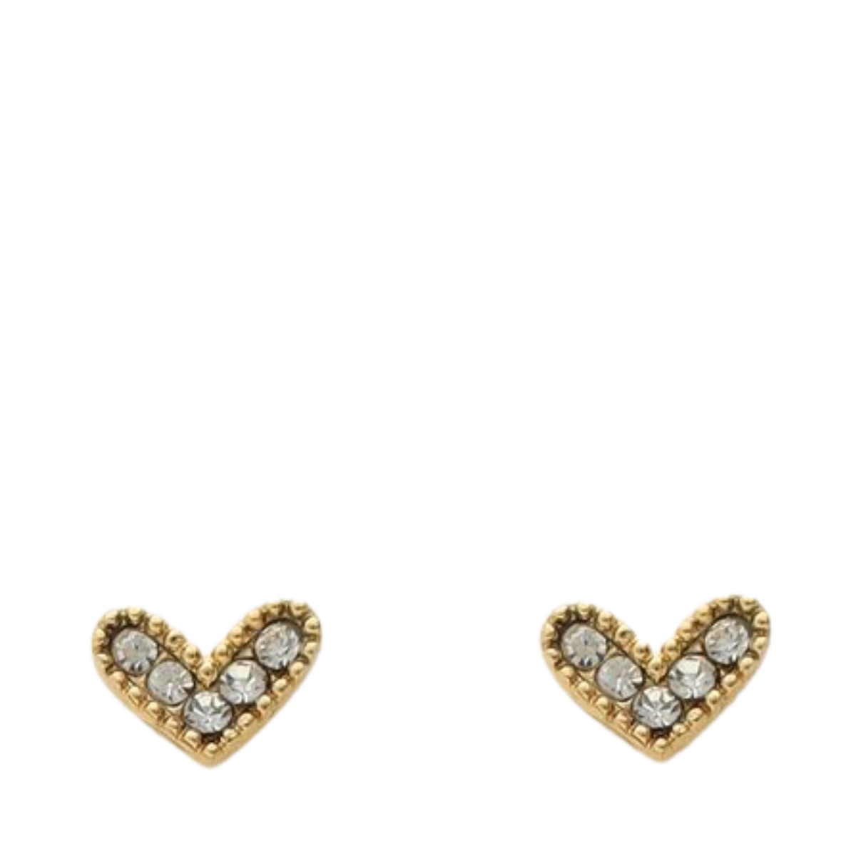 Earstuds heart - Gold