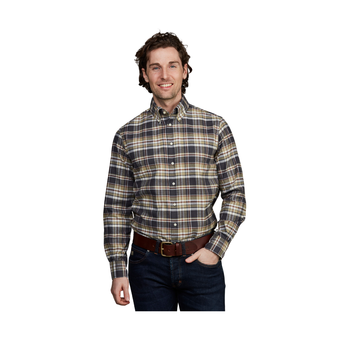 Twill Flanel Shirt - Green