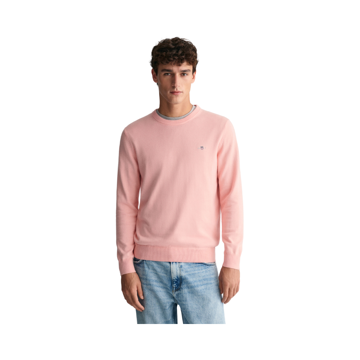 Classic Cotton C-Neck - Bubbelgum Pink