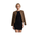 Alexa Tweed Jacket - Brown