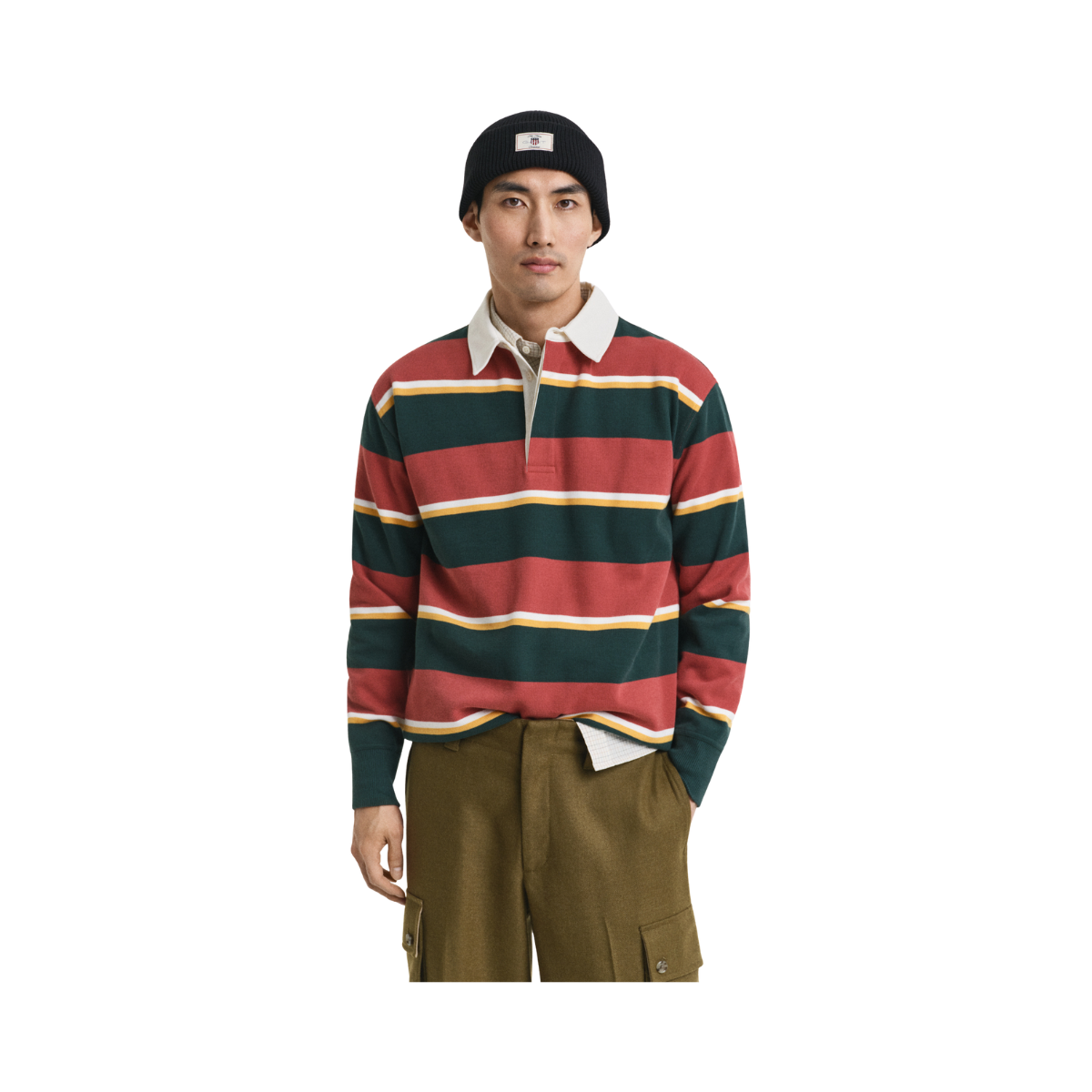 Striped Heavy Rugger - Modern Rust