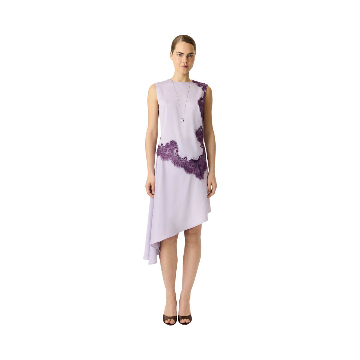 YASPella Lace Top - Orchid Petal