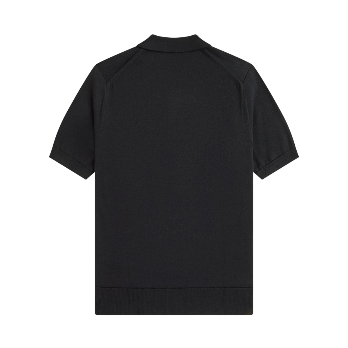 Cotton Knitted Shirt - Black