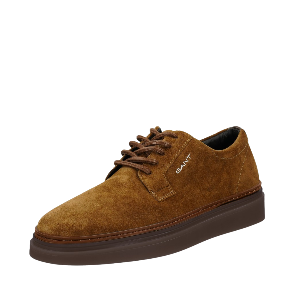 Kinzoon Low Lace Shoe - Warm Khaki/Dk Brown