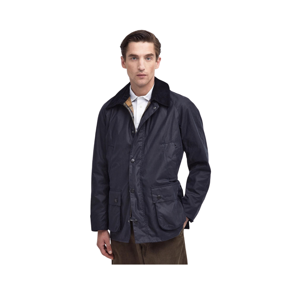 Ashby Wax Jacket - Navy