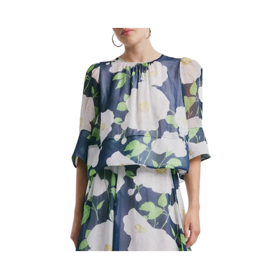 Organza Top - Flower Garden