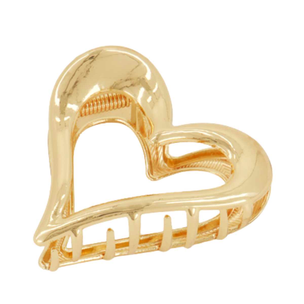 Hairclip heart gold - Gold
