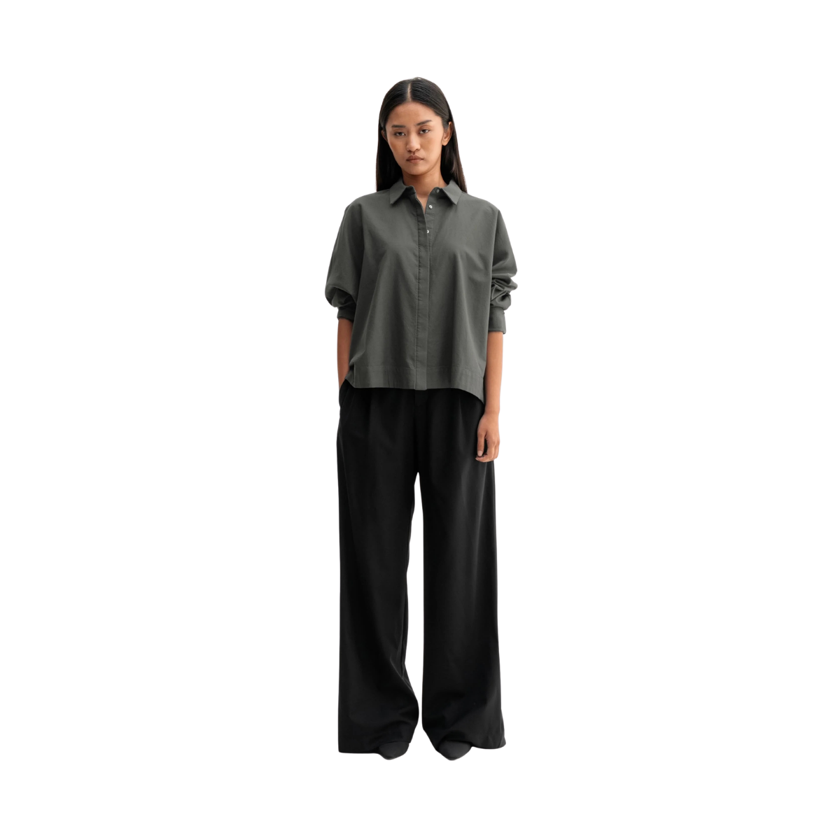 Gigi Oxford Shirt - Wood